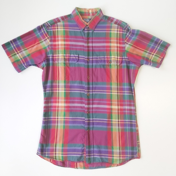 Polo by Ralph Lauren Plaid Button Up Small - Picture 2 of 14